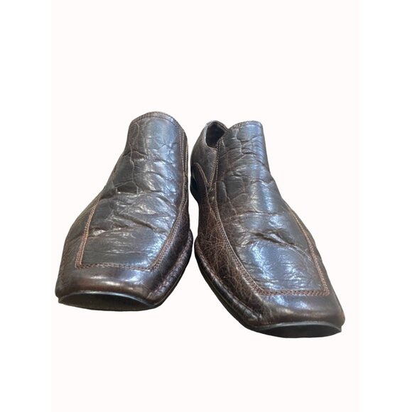 Stray Dog Phaser men’s brown leather slip dress shoes loafers 11.5 SKU 6647 main image 9